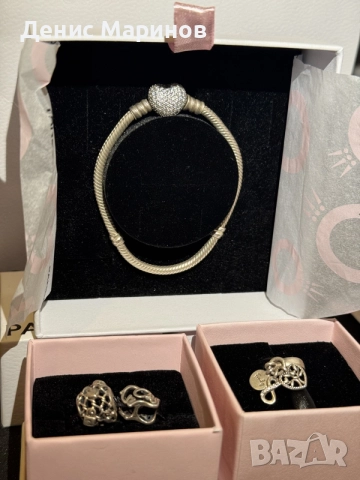 гривна Pandora с висулки , снимка 6 - Гривни - 56578615