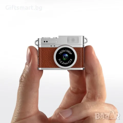 Мини цифров фотоапарат X5, 1080P Full HD video and image, В комплект с 32G micro SD, Ретро дизайн