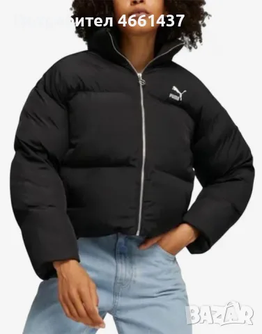 PUMA Classics Oversized Puffer Jacket Black
