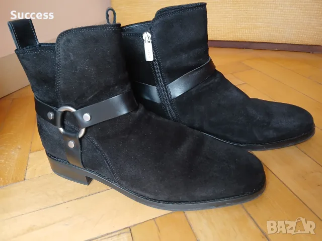 Велурени боти GANT 41-42, снимка 2 - Дамски боти - 56723934