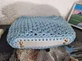 Плетена дамска чанта през рамо , снимка 2