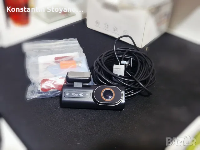 Видеорегистратор за автомобил Ultra HD 4K с Wi-Fi и нощно виждане