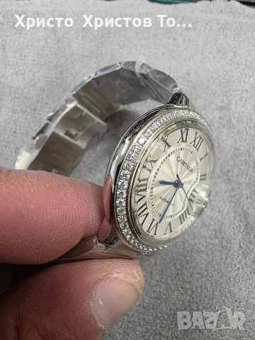 Дамски луксозен часовник  Cartier , снимка 4 - Дамски - 56715731