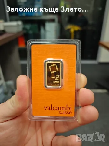 Златно кюлче 10 грама Valcambi - 24 карата, снимка 2 - Нумизматика и бонистика - 56733075