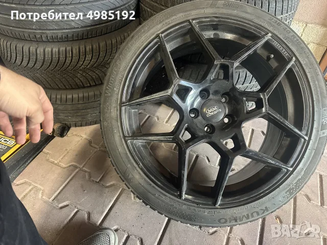 Алуминиеви джанти 19" MM Concepts с зимни гуми Kumho WinterCraft WP72 235/40 R19 (DOT 2522)