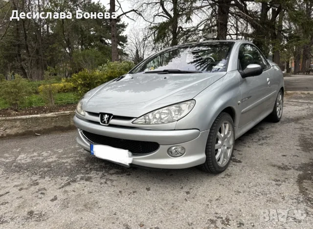Peugeot 206cc 1,6, снимка 6 - Автомобили и джипове - 56661576