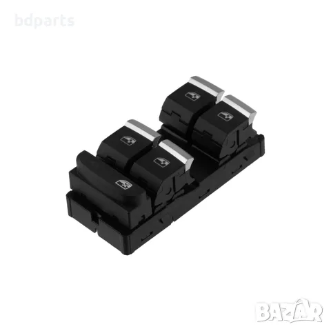 Бутон ключ за ел.стъкла, Audi A4, A5, Q5, Q7, RS4, RS5, Хром, единичен бутон