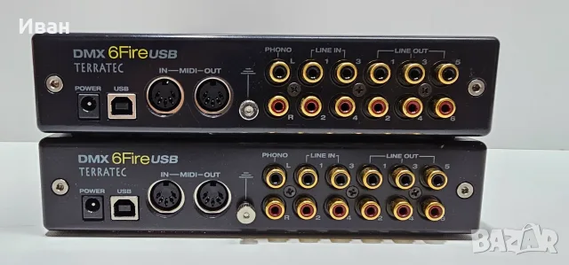 външна аудио карта Terratec DMX 6fire USB, снимка 6 - Аудиосистеми - 56602566