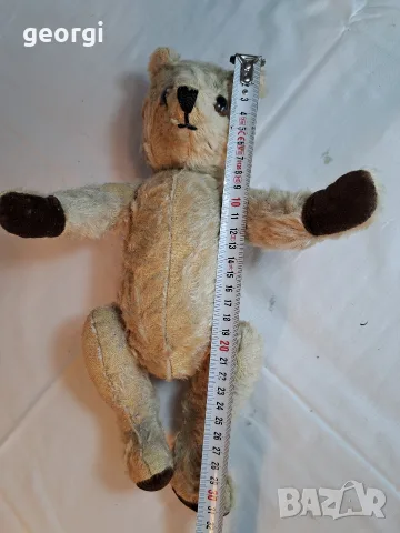 стара плюшена играчка мече Teddy Bear    36/3, снимка 9 - Плюшени играчки - 56612756