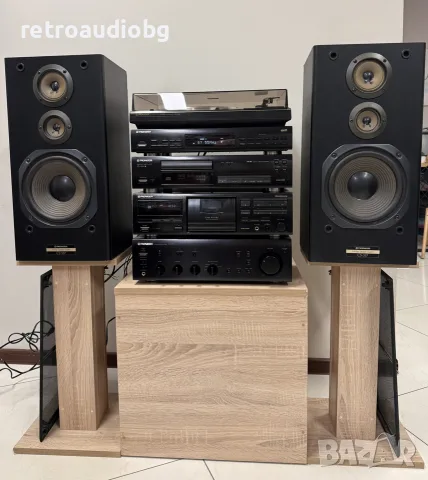 🔊Ретро аудио сет PIONEER - усилвател, дек, CD плеър, тунер, грамофон и колони🔉