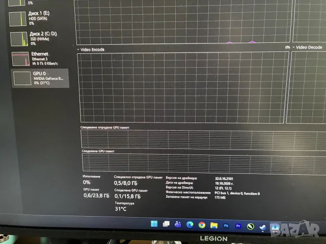 Nvidia Geforce RTX 3070 ti - 8GB, снимка 6 - Видеокарти - 56747118