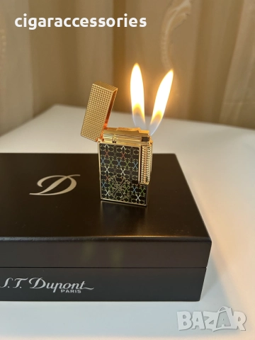 Запалка S.T. Dupont Ligne 2 Fuente – пълен комплект, отлично състояние