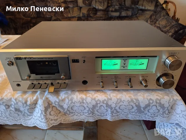 ITT HI FI 8020 VINTAGE STEREO CASSETTE DECK. BAUYAHRE 1979.