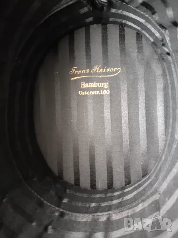 Висок цилиндър Franz Kaiser Hamburg, снимка 6 - Шапки - 56643338