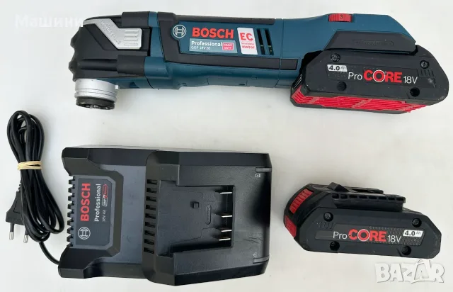 BOSCH GOP 18V-28 - Безчетков многофункционален инструмент 2x18V 4.0Ah ProCore
