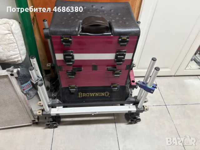 Риболовна платформа Browning D25 + прикачни , снимка 6 - Такъми - 56555196