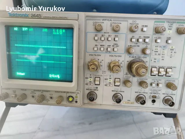 Осцилоскоп Tektronix 2445 150Mhz, снимка 6 - Друга електроника - 56635995