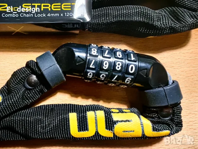 Верига за заключване на велосипед ULAC, снимка 2 - Аксесоари за велосипеди - 56636656