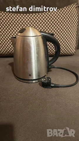 Електрическа кана WMF Stelio 413010012, 1.2л, 2400W, сребристо-черен