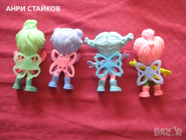 Продавам фигурки с пръстенчета пеперуди на гърба, снимка 2 - Фигурки - 56579158