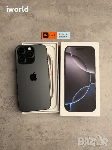 АТО НОВ❗️iPhone 16 Pro❗️ Лизинг от 22€/мес ❗️Black Titanium❗️128GB❗️черен