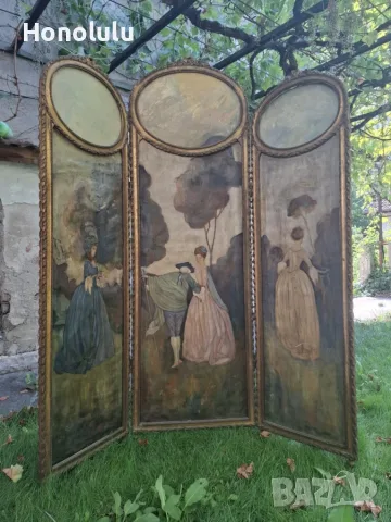 Дървен параван. , снимка 2 - Паравани - 56683772