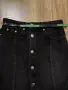 H&M черна дънкена пола + подарък топ, снимка 2