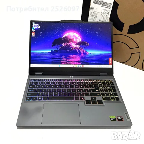 Lenovo LOQ 15 Gen 10/144Hz/Ryzen 7 250/RTX 5060 8GB/1TB/16GB DDR5/RGB
