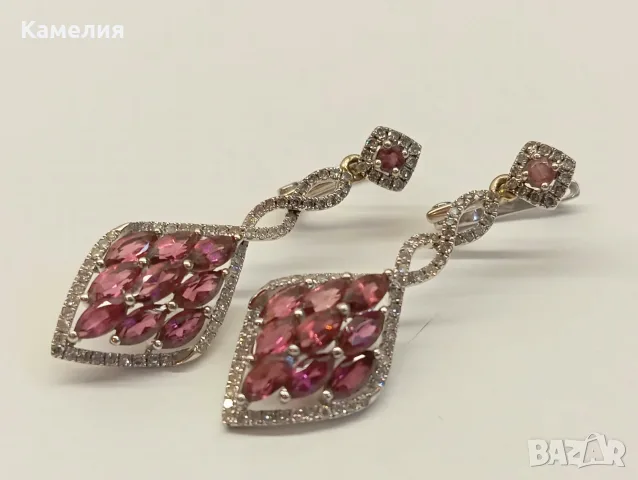 Златен комплект с брилианти , снимка 7 - Бижутерийни комплекти - 56680340