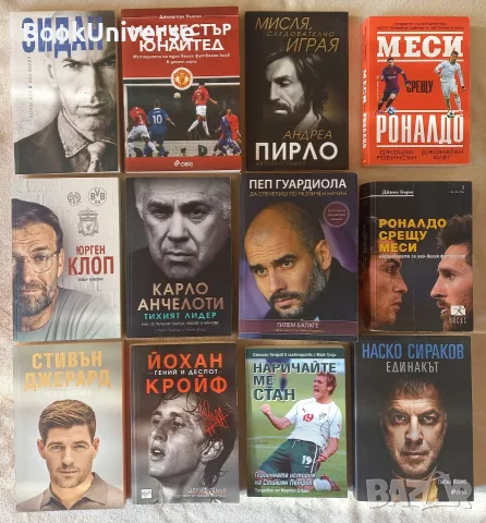 Гуардиола, Кройф, Анчелоти, Клоп, Пирло, Джерард, Стилиян Петров, Роналдо, Меси, Ман Юнайтед...