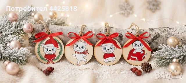 Коледни играчки , снимка 5 - Декорация за дома - 56687451