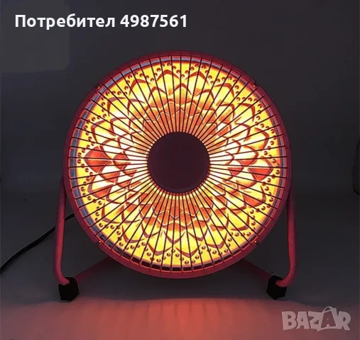 Мини електрическа печка за бюро и стая - тиха, бързо затопля, снимка 2 - Отоплителни печки - 56626657