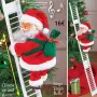Катерещ се по стълба Дядо Коледа 20см, снимка 1
