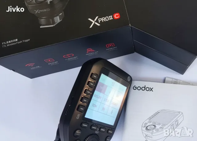 Godox XPro II C за Canon, снимка 3 - Светкавици, студийно осветление - 56632450