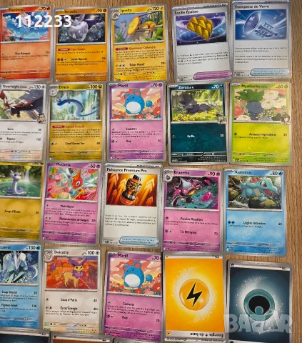59 Pokemon оригинални карти!, снимка 4 - Карти за игра - 56567766