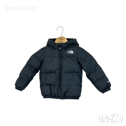 Пухено яке The North Face Moondoggy Hoodie Toddler 3Y, 550 пълнеж, шерпа полар