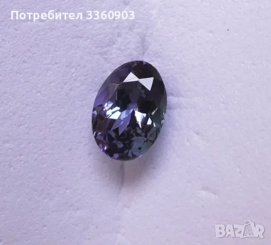 Сертифициран Танзанит-1.07 карата, снимка 4 - Други - 56561684