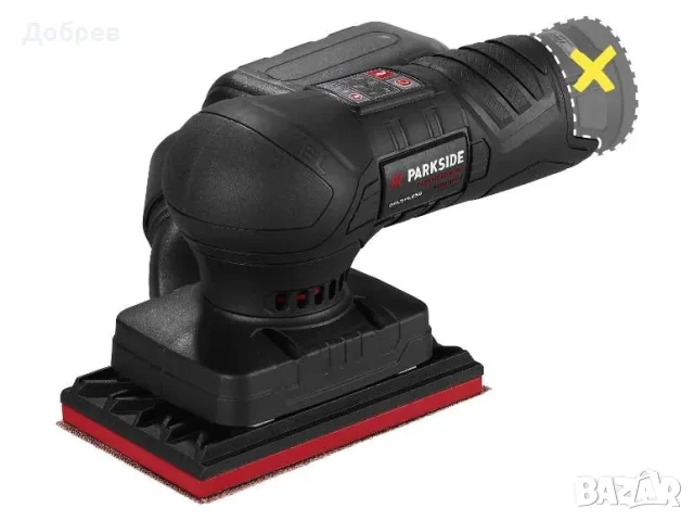 НОВ Акумулаторен Виброшлайф Parkside Performance 12V PASSP 12-LI A1 с 4,5г. Гаранция