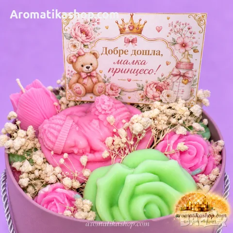„Little Princess“ – Ароматен соев букет, снимка 6 - Декорация за дома - 56680651