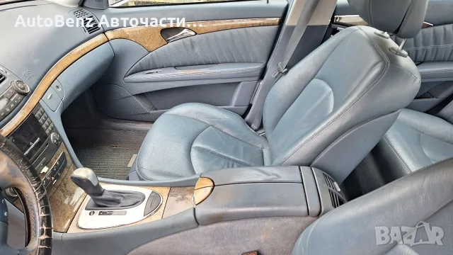 Син кожен салон за w211 седан, снимка 3 - Части - 56618720