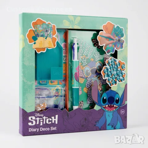 Детски творчески дневник с диамантена декорация Disney Stitch Canenco