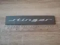 сребрист надпис Kia Stinger малък размер, снимка 2