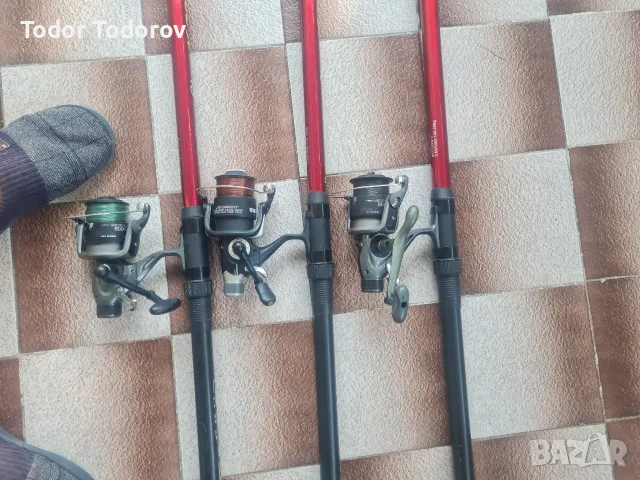 продавам три бр шаранджииски въдици 