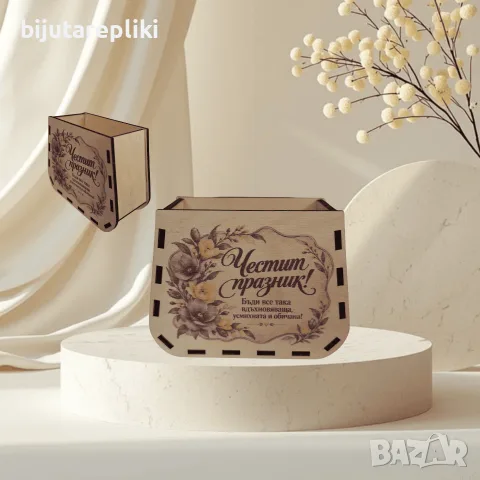 Дървени кашпи за декориране, снимка 7 - Саксии и кашпи - 56714163