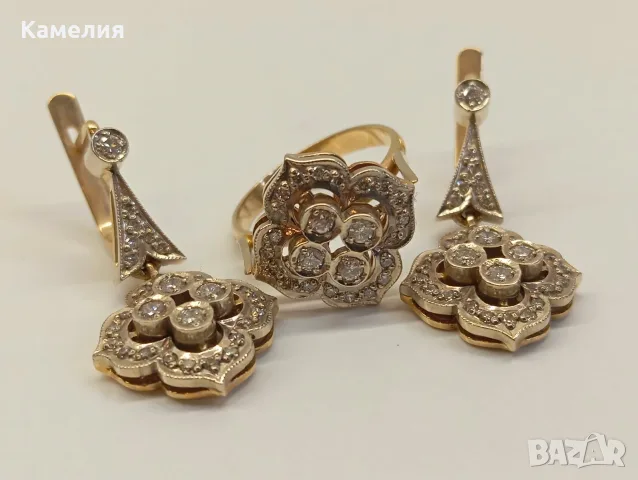 Руско злато. Комплект , снимка 4 - Бижутерийни комплекти - 56651745