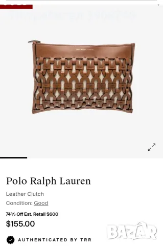 Чанта RALPH LAUREN, снимка 2 - Чанти - 56729778