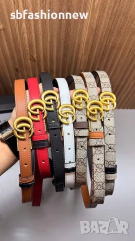 Gucci 💫 YSL 💫 Celine 💫 Valentino колан естествена кожа в кутия