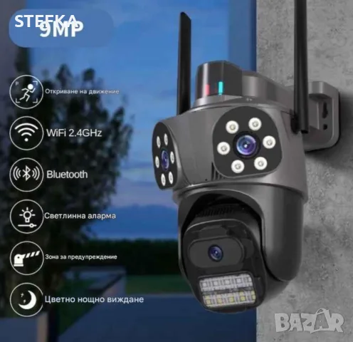 Тройна външна камера с Wi-fi