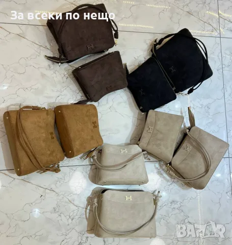 Hermes Дамска Велурена Чанта С Дръжка През Рамо - Различни Цветове Код SK2531