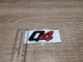 Maserati Q4 емблема черно с червено, снимка 3